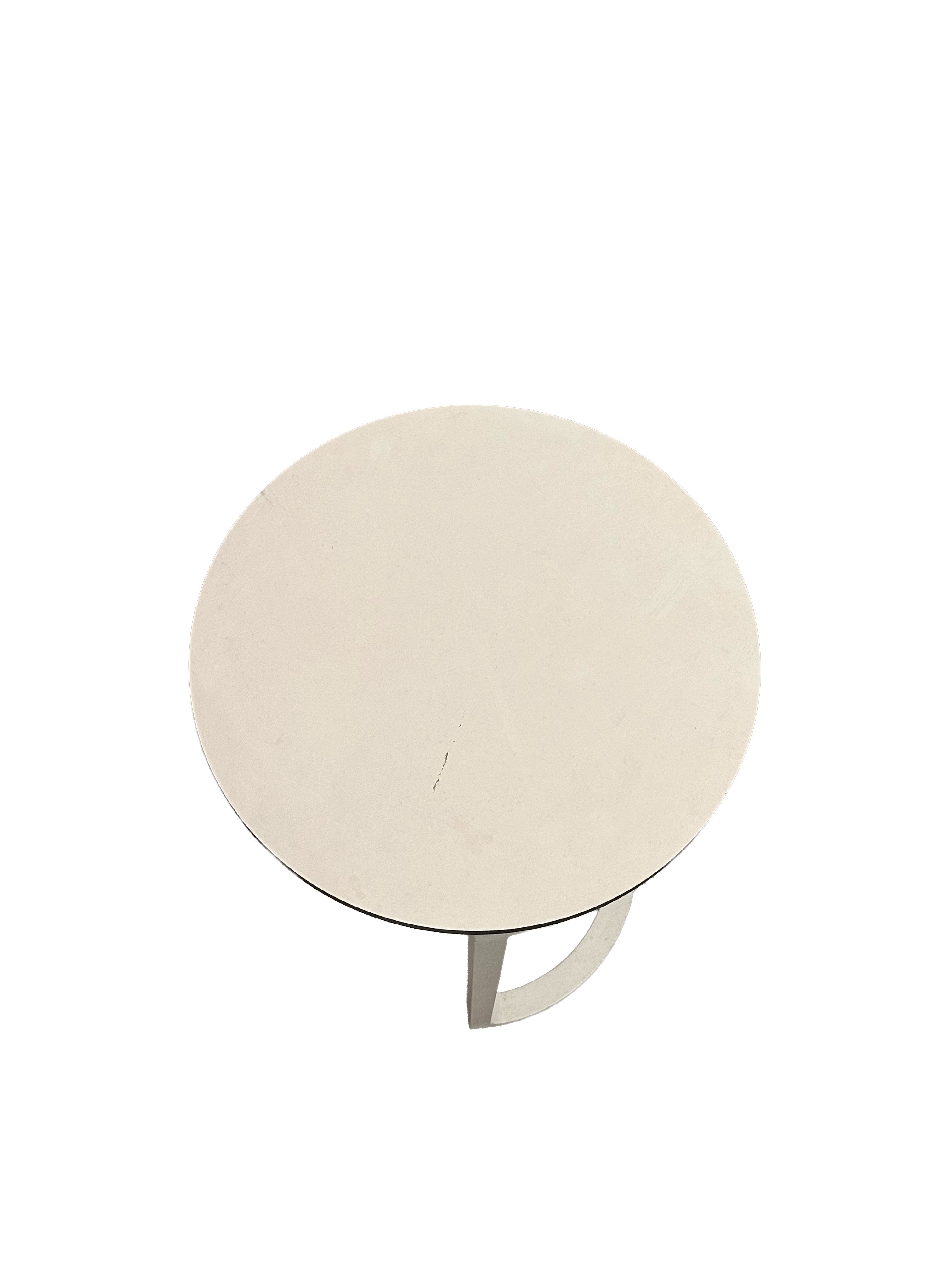 Nest table large only Alum base timb top