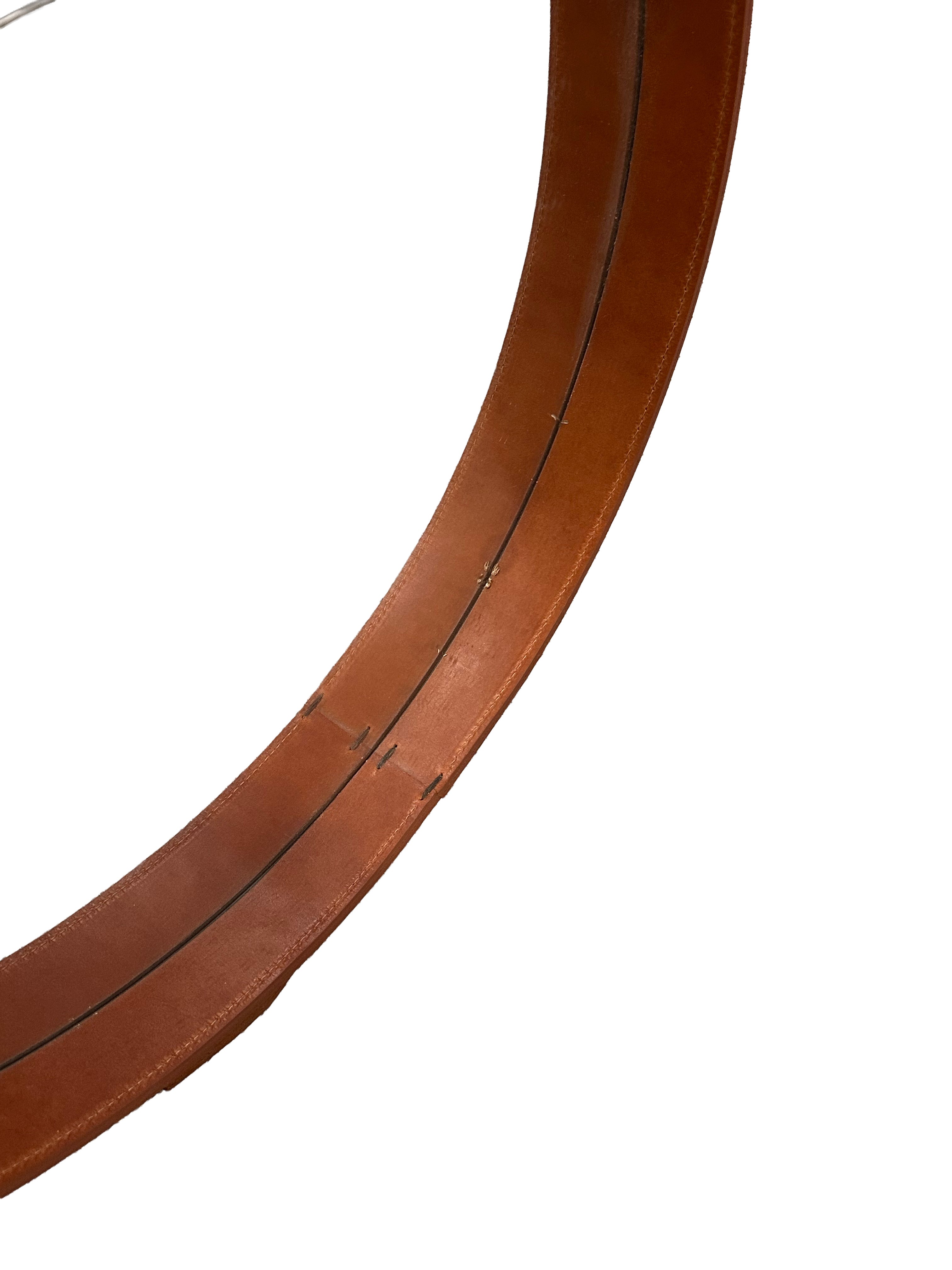 Adnet Mirror Circular - Ø58cm, Saddle