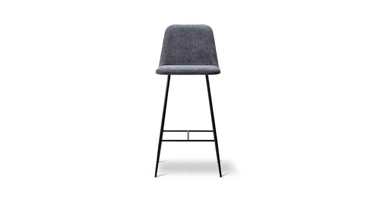 Spine Metal Stool with Back