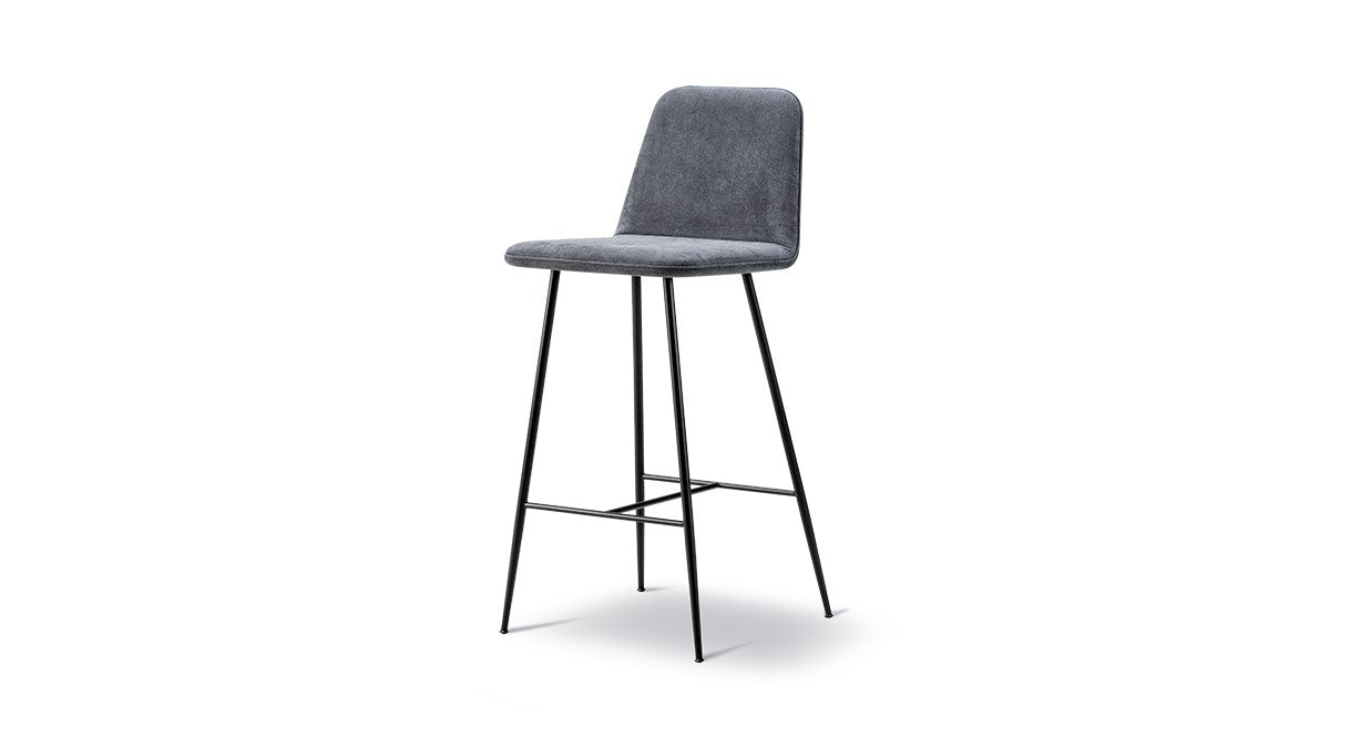 Spine Metal Stool with Back