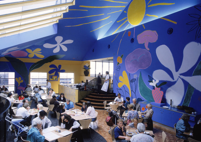 Inside Powerhouse Garden Restaurant by Ken Done, 1994.