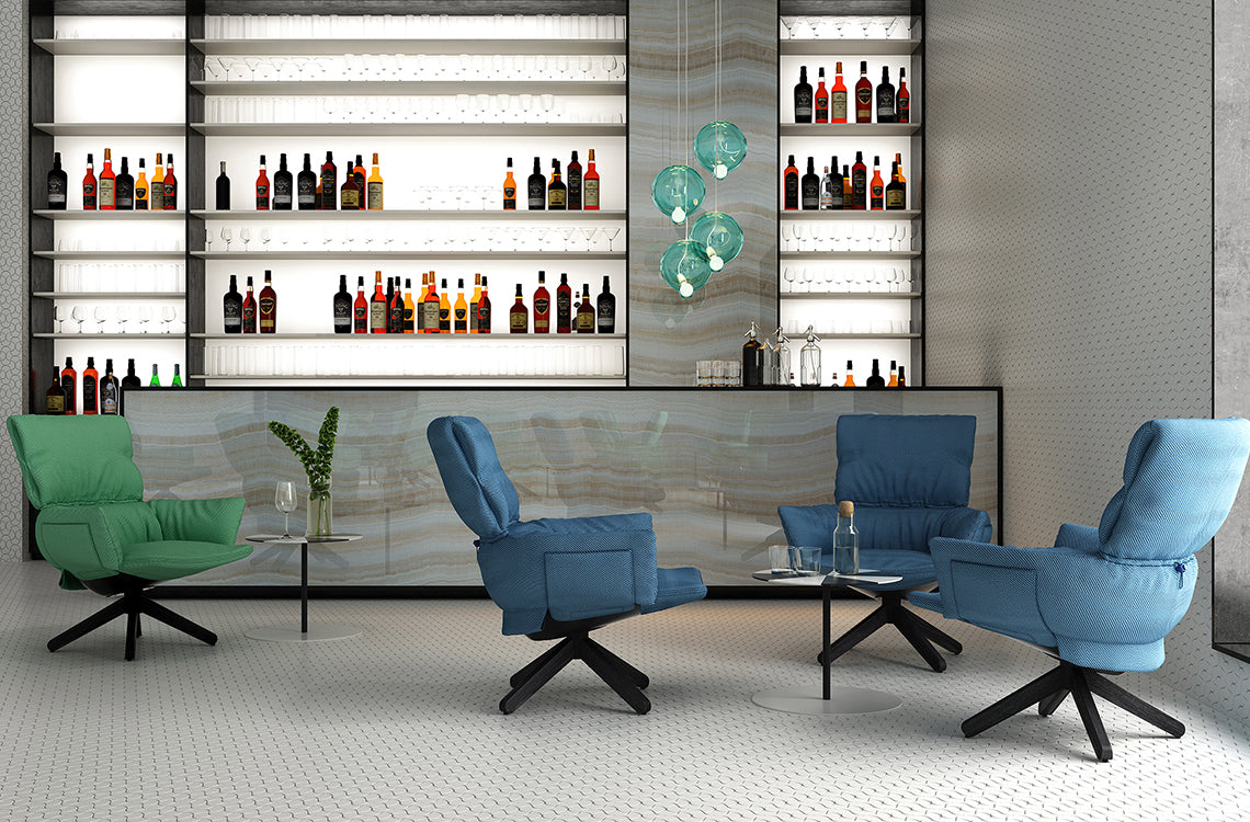 Fashion, design and sustainability meet in Cappellini’s new Lud’o Lounge chair by Patricia Urquiola.