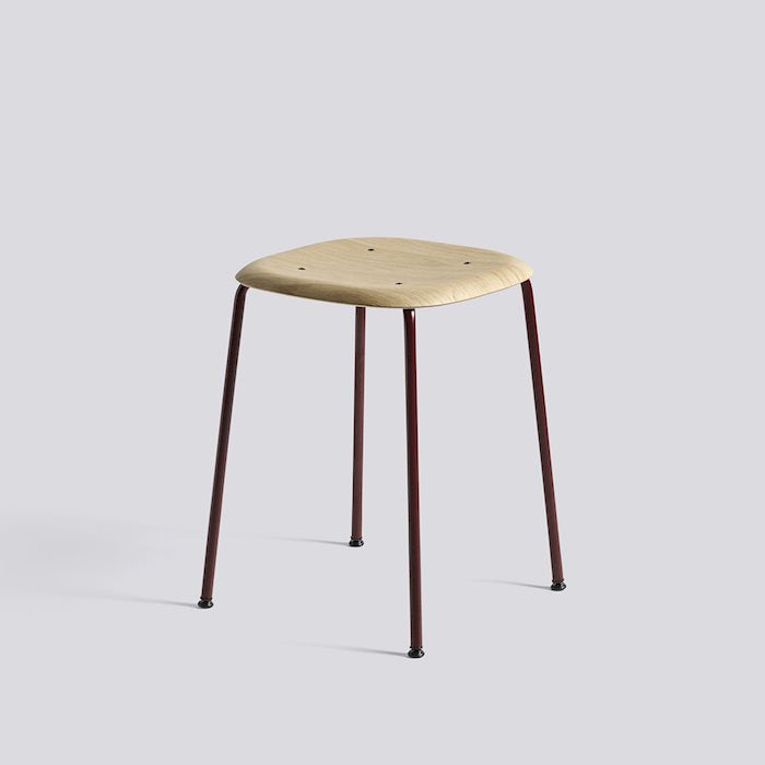 Soft Edge 70 Stool, Oak Seat