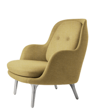 Fri Easy Chair - Brushed Aluminium