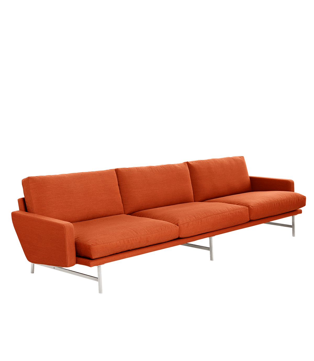 Lissoni 3 Seater 288cm w Armrests, Mat