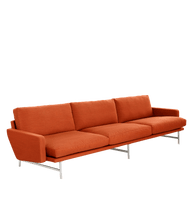 Lissoni 3 Seater 288cm w Armrests, Mat