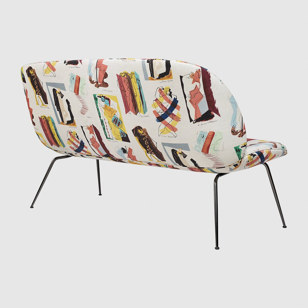 Beetle Sofa 140cm Black Matt Base