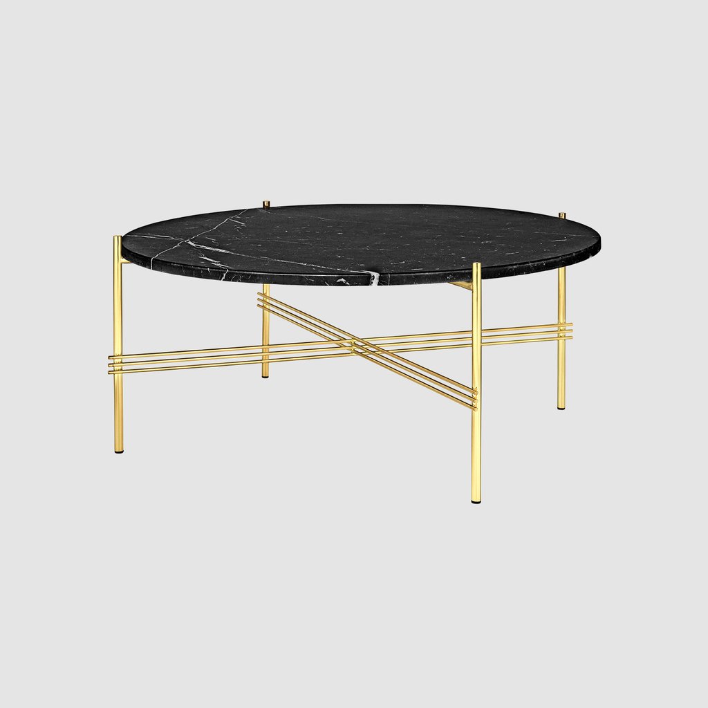 TS Coffee Table - Round Ø80cm Brass base