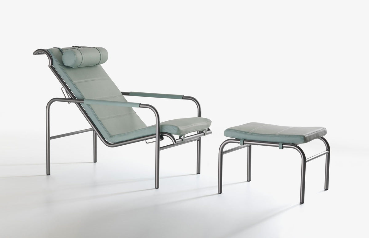 Genni Lounge Chair, Chromium frame