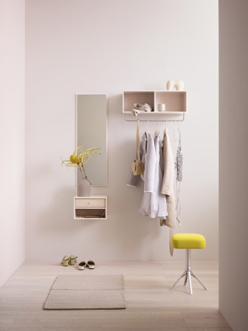 COAT Shelf with Clothes Rack