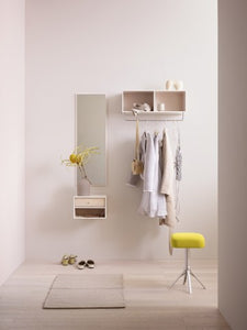 COAT Shelf with Clothes Rack