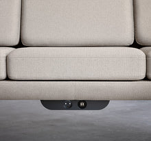 Plenum 2 Seater Sofa, Black Powdercoat