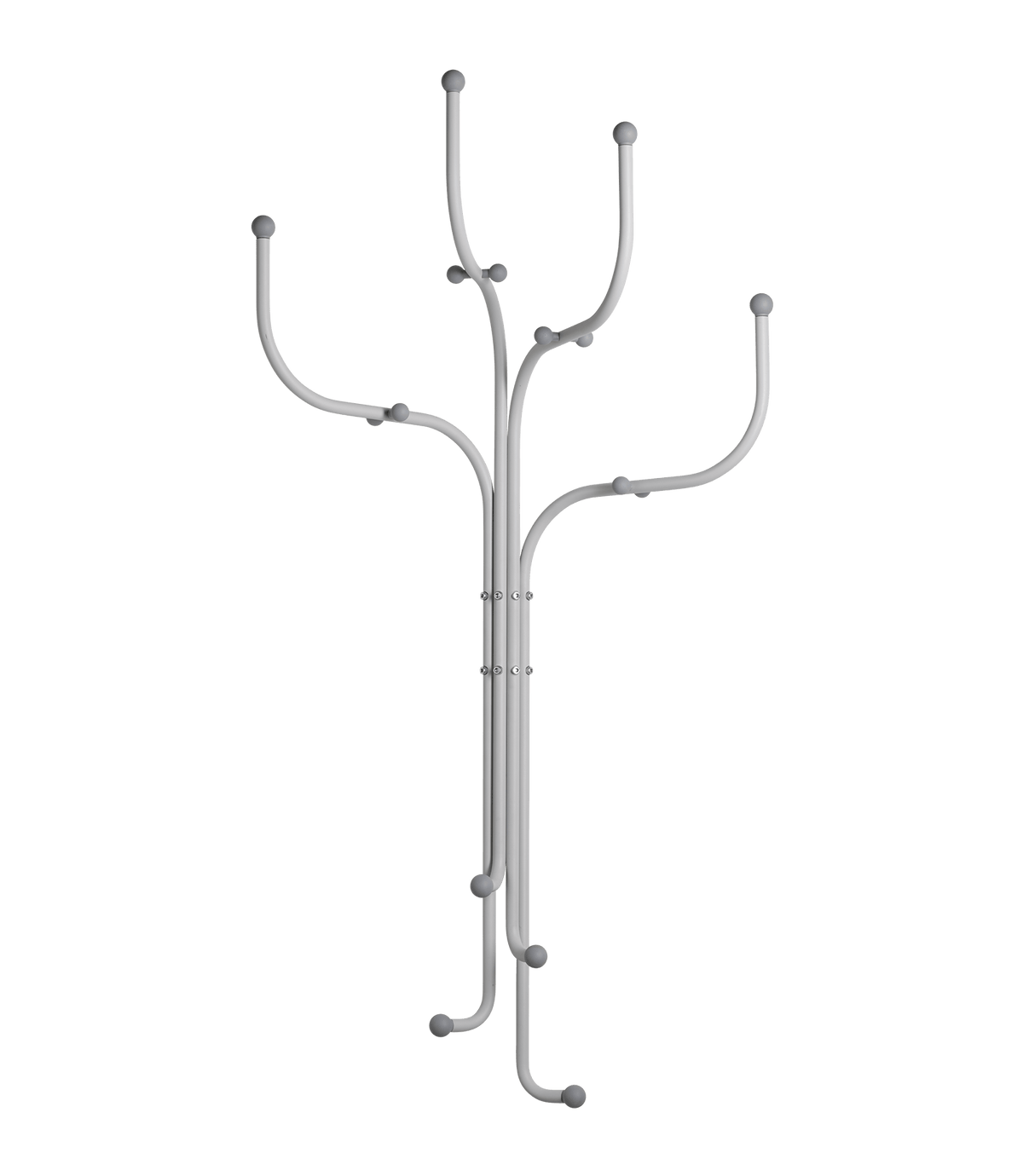 Coat Tree Wall - Light Grey/Grey Knobs
