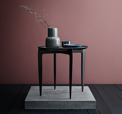 Tray Table - Black ø60cm