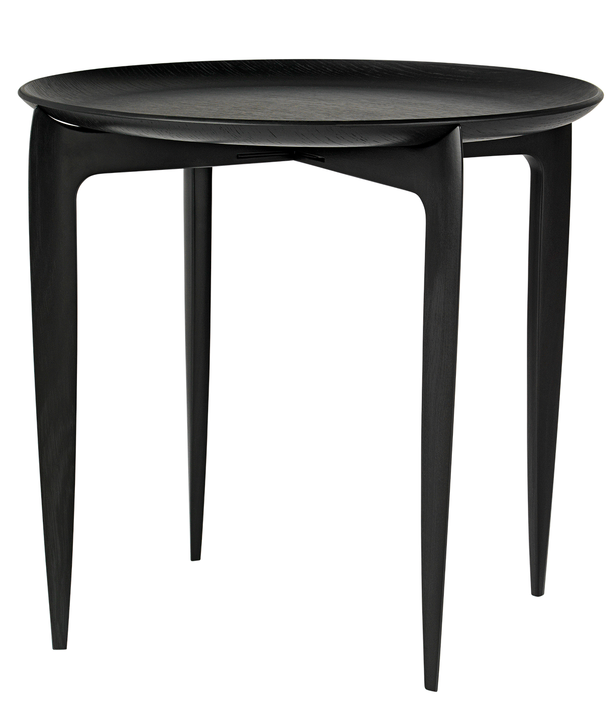 Foldable Tray Table - Black Lacquered