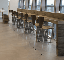 Series 7, Bar Stool, Front Upholstery