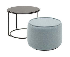 Tom Pouf & Side Table