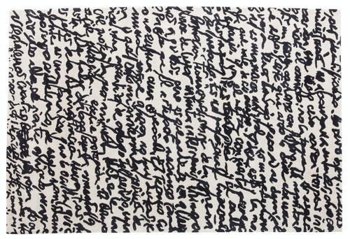 Black on White Manuscrit - 170x240cm