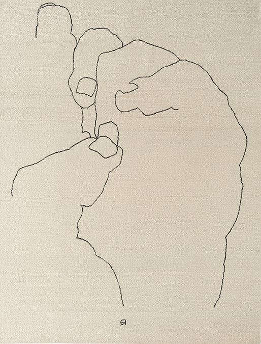 Chillida Mano 1993 Rug