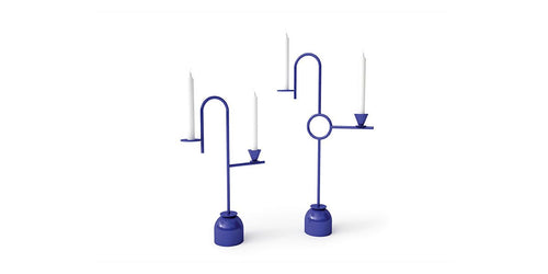 Blue Candleholder Circle