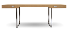 CH110 - Desk with Drawers (Lacquer, Oak)