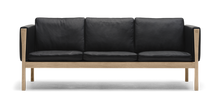 CH163 3 Seat Sofa Oak