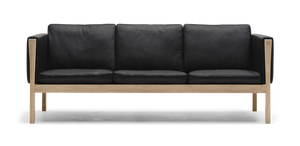 CH163 3 Seat Sofa Oak