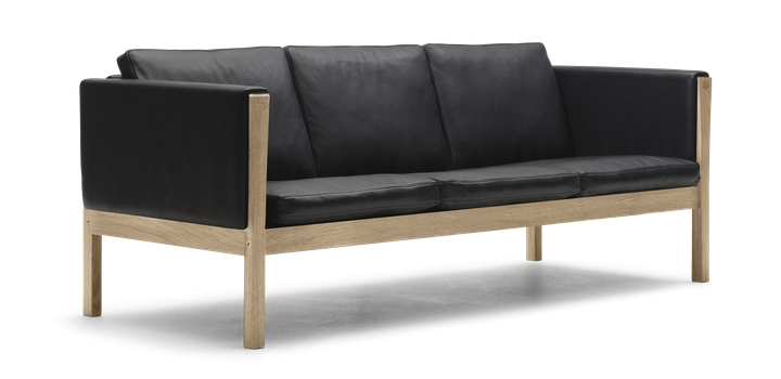 CH163 3 Seat Sofa Oak