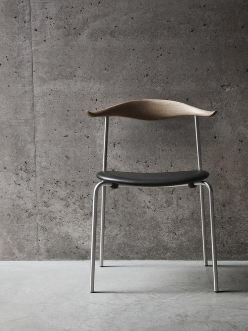 CH88P Chair with Upholstered Seat (Oak)