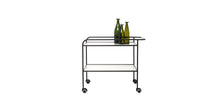 Steel pipe drink trolley