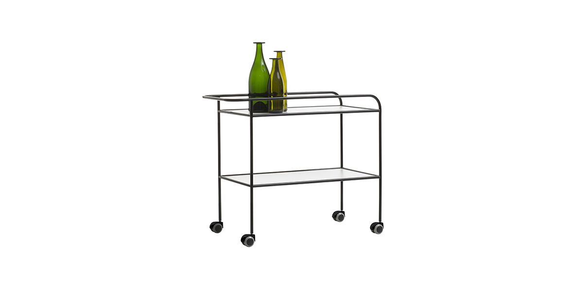 Steel pipe drink trolley