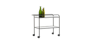 Steel pipe drink trolley