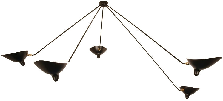 Ceiling Lamp Spider 5 Still Arms