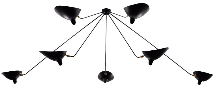 Ceiling Lamp Spider 7 Still Arms