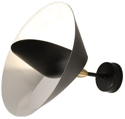 Petite Saturne Black Wall Mounted