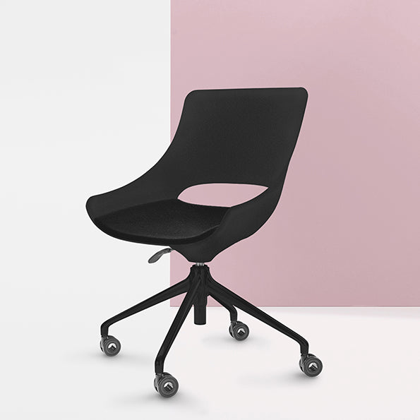 Touch Chair-White Shell Black Seat Pad – Cult - Design First