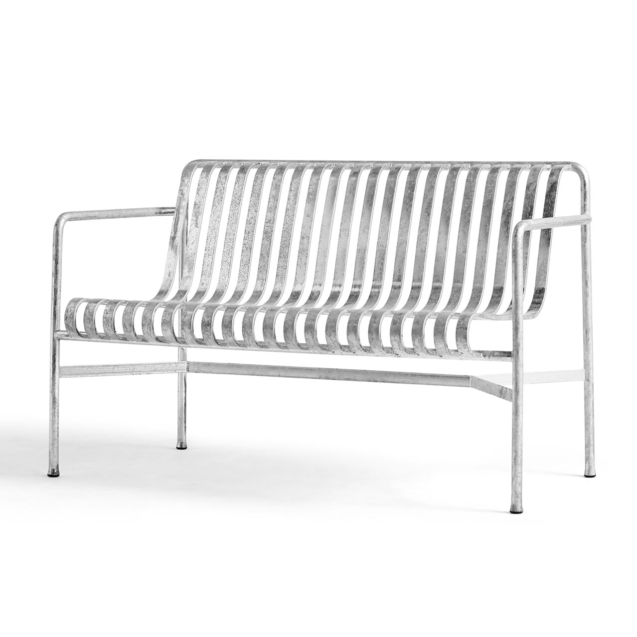 Palissade Dining Bench - Galvanised