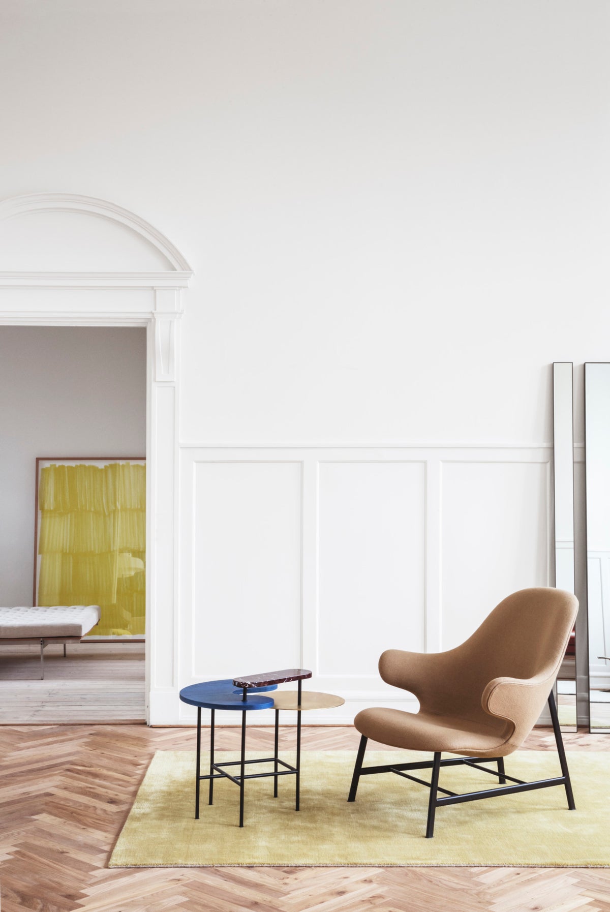 Catch Easy Chair, Flat Tube Base