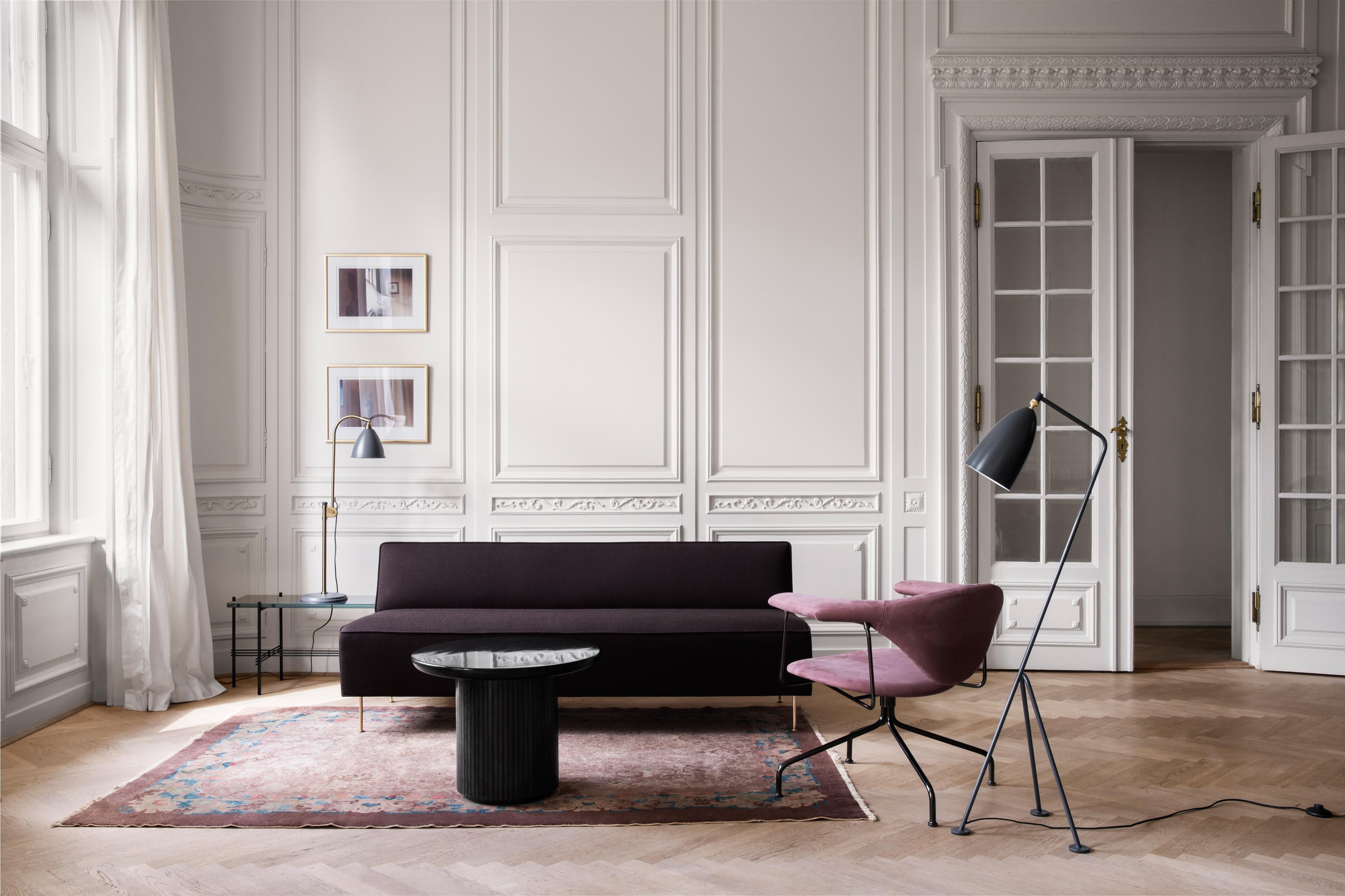 Modern Line Dining Sofa - 71x165x74 cm