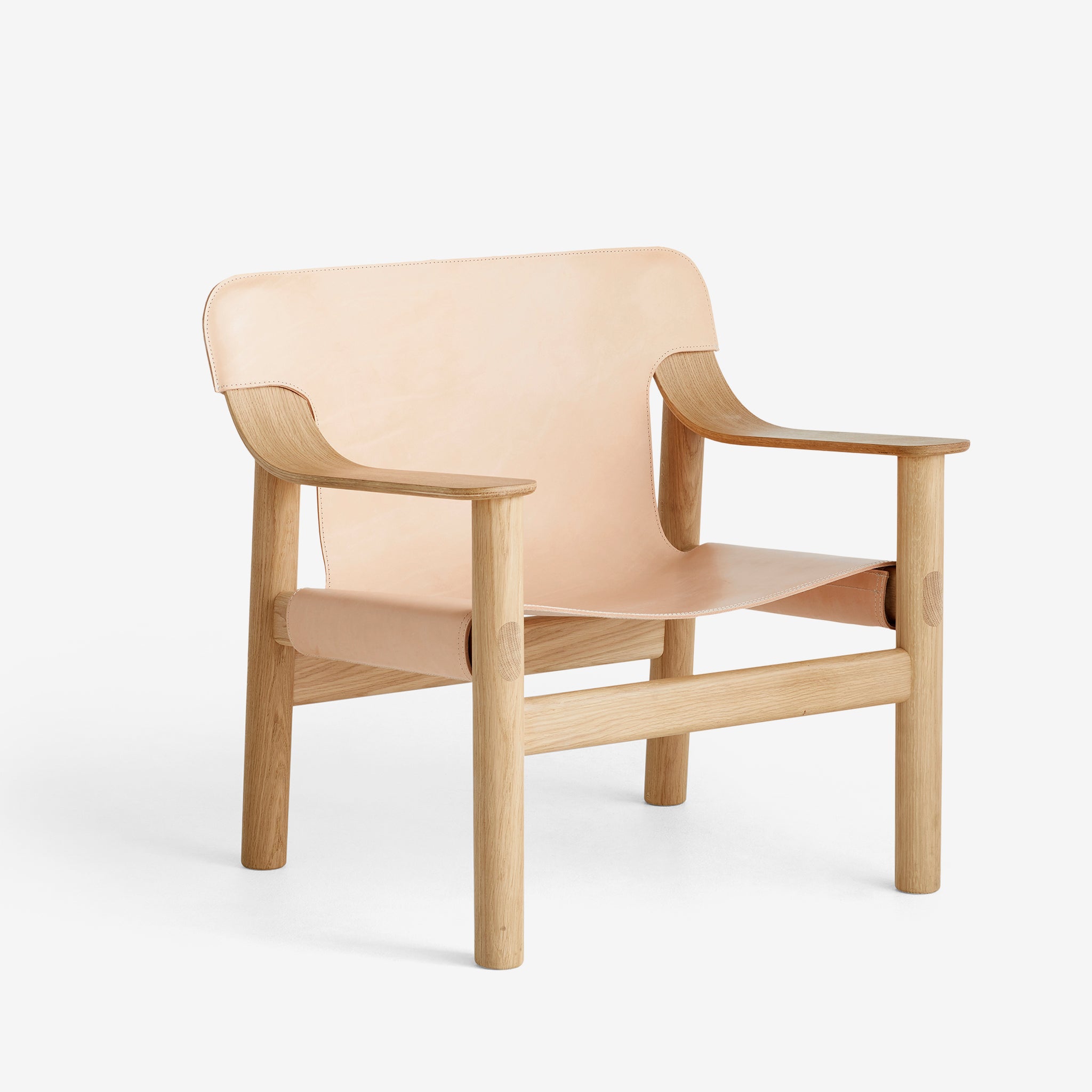 Bernard Lounge Chair - Leather Covered