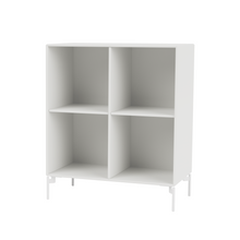 Open Bookcase with four rooms - 30 Depth