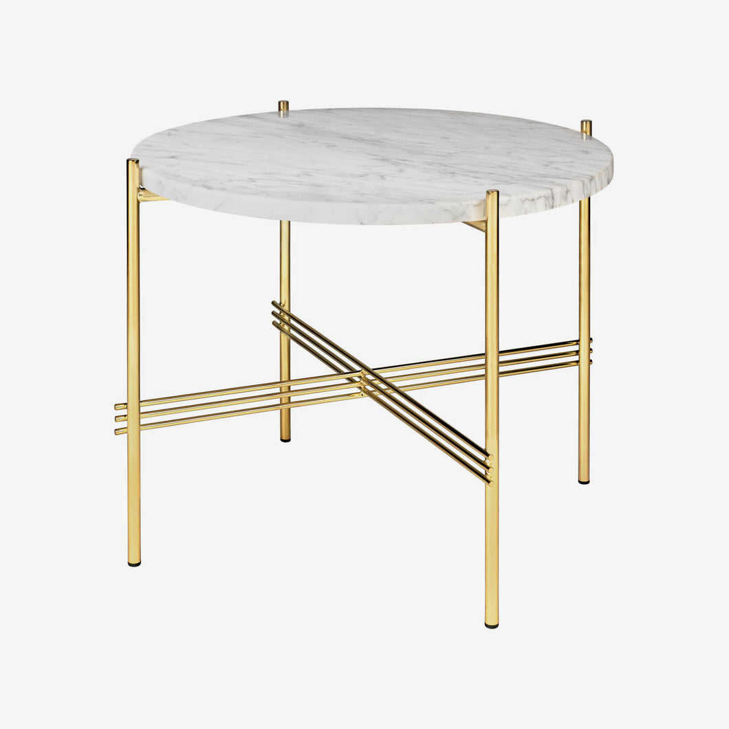 TS Coffee Table - Round, Ø55, Brass base