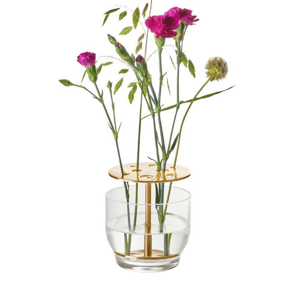 Ikebana Vase Small - Brass