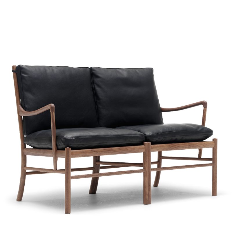 OW149 "Colonial" 2 Seater In Walnut