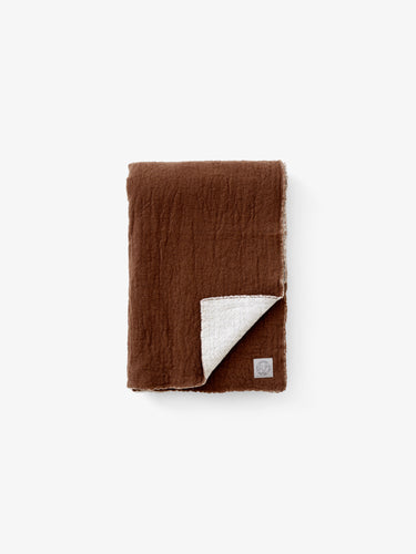 Collect Woolen Blanket, Cloud & Amber