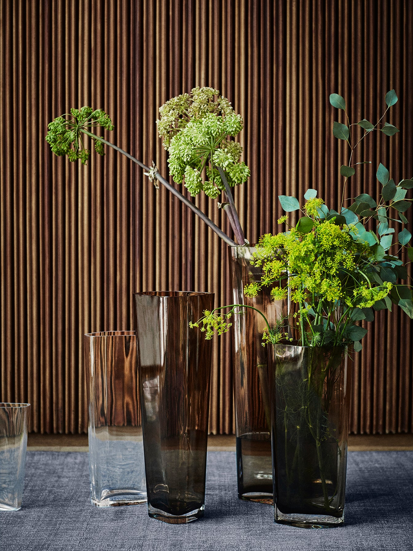 Collect SC35 - Glass Vase, Caramel