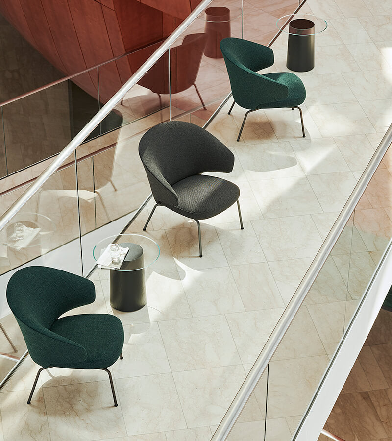 Let Lounge Chair - Steel Legs