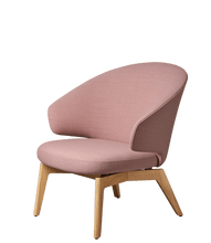 Let Lounge Chair - Wooden Legs