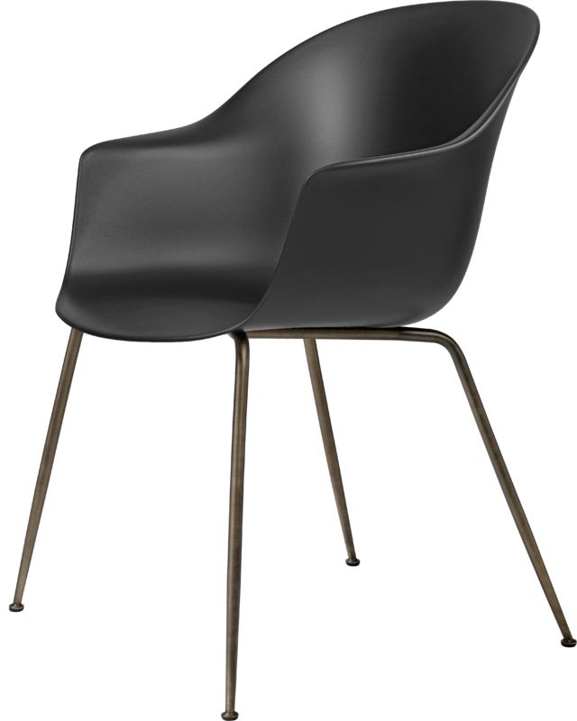 Bat Dining Chair, Unupholstered, Conic