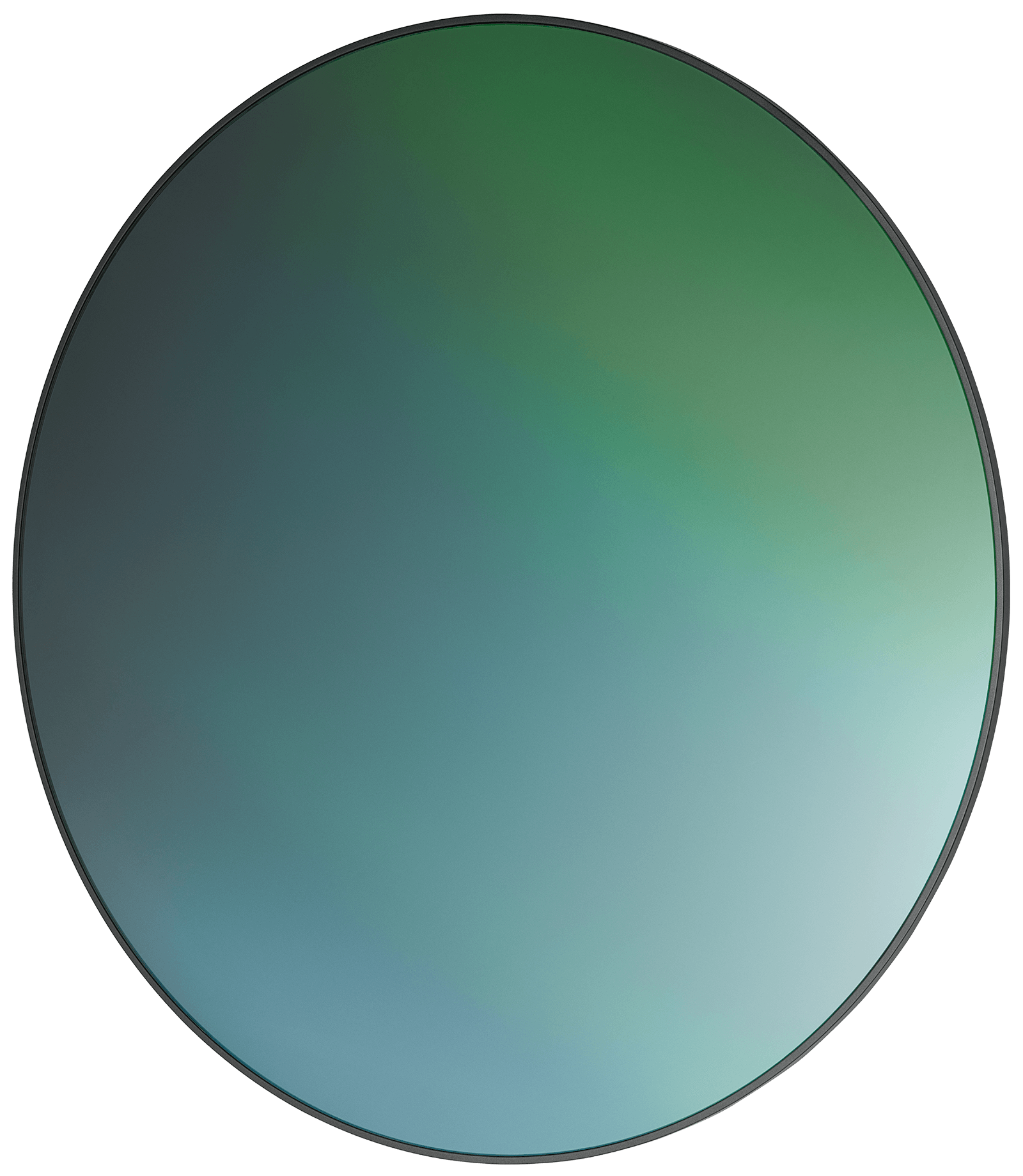 Mirror Round Green